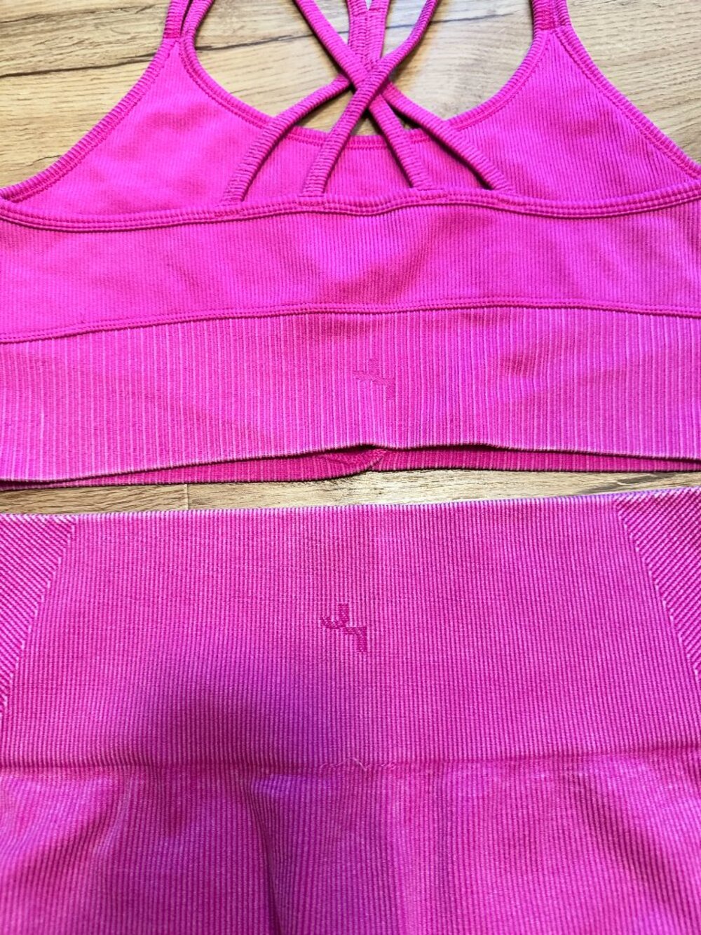 JOY LAB Pink Rib Active Set - Picture 5 of 6